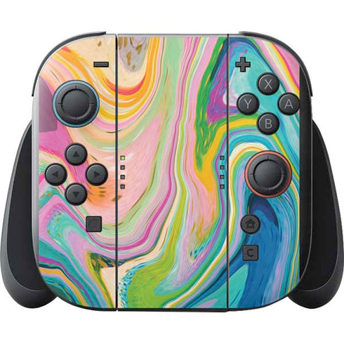 Rainbow Marble by Etta Vee Nintendo Switch 2 (2025) with Joy-Con Skin
